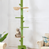 96-108 inch Adjustable Height Floor to Ceiling Cat Tree with Cat Condo and Scratching Post 37 Floor to Ceiling Cat Tree 1
