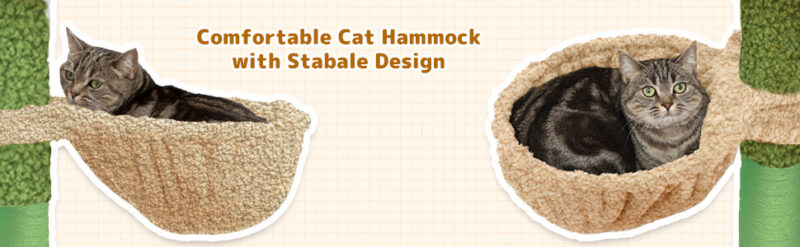 96-108 inch Adjustable Height Floor to Ceiling Cat Tree with Cat Condo and Scratching Post 34 Floor to Ceiling Cat Tree 5