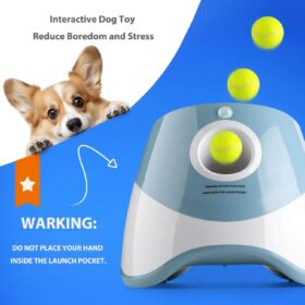 Automatic Ball Thrower Tennis Ball Shooter Launcher For Small and Medium Dogs 29 Automatic Ball Launcher 13