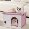 Indoor Outdoor Plastic Cat House Weatherproof Stackable Cat House Shelter 26 Indoor Outdoor Plastic Cat House 1