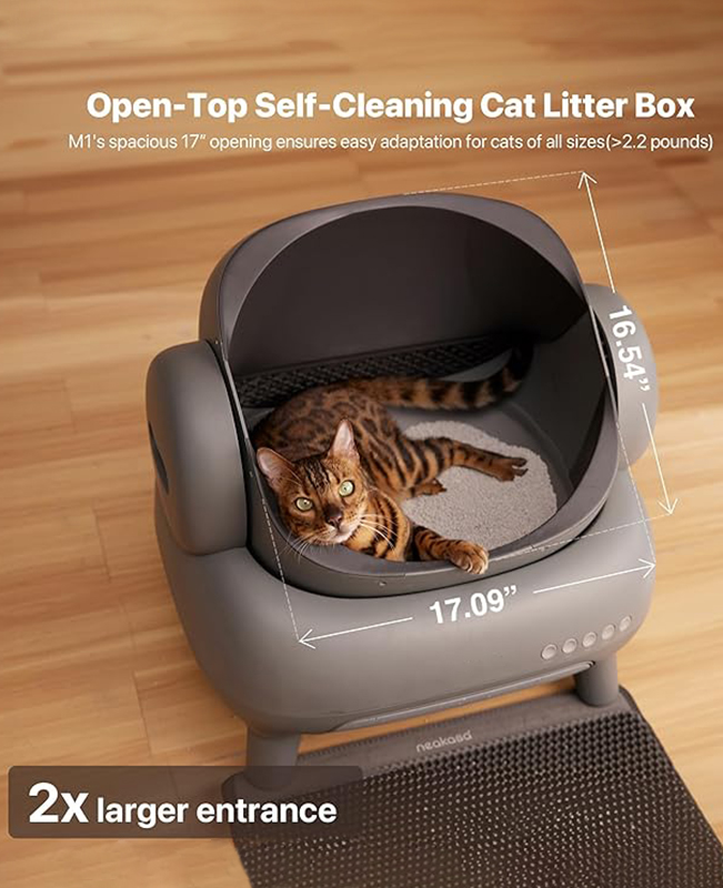 Automatic Cat Litter Box Open-Top Self Cleaning with APP Control 29 Automatic Cat Litter Box 5